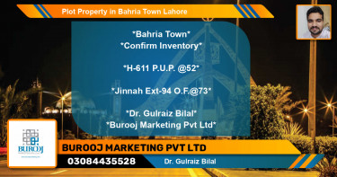 Residential Plot for Sale in Bahria Town, Lahore - (BP-76500)