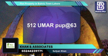 Residential Plot for Sale in Bahria Town, Lahore - (BP-76533)
