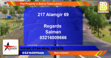 Residential Plot for Sale in Bahria Town, Lahore - (BP-76536)