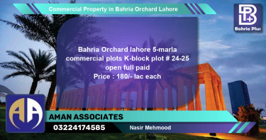 Commercial Property for Sale in Bahria Orchard, Lahore - (BP-76594)