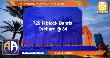 Residential Plot for Sale in Bahria Orchard, Lahore - (BP-76641)
