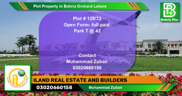 Residential Plot for Sale in Bahria Orchard, Lahore - (BP-76680)