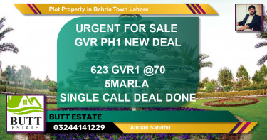 Residential Plot for Sale in Bahria Town, Lahore - (BP-76702)