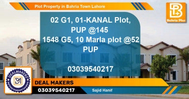 Residential Plot for Sale in Bahria Town, Lahore - (BP-76708)