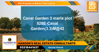 Residential Plot for Sale in Bahria Town, Lahore - (BP-76736)