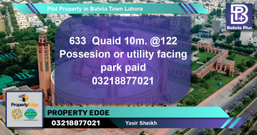 Residential Plot for Sale in Bahria Town, Lahore - (BP-76766)