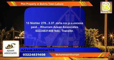 Residential Plot for Sale in Bahria Town, Lahore - (BP-76771)