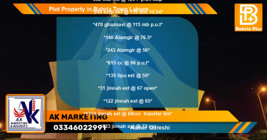 Residential Plot for Sale in Bahria Town, Lahore - (BP-76835)