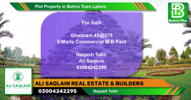 Commercial Plot for Sale in Bahria Town, Lahore - (BP-76868)
