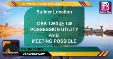 Residential Plot for Sale in Bahria Town, Lahore - (BP-76881)