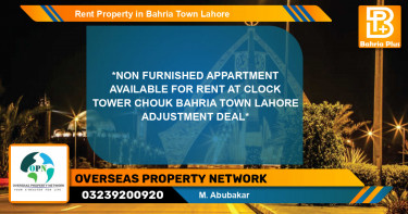 Residential Property for Rent in Bahria Town, Lahore - (BP-76988)