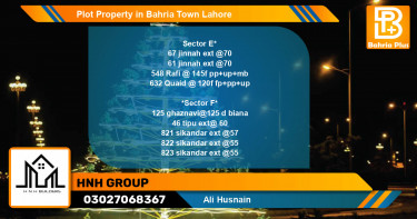 Residential Plot for Sale in Bahria Town, Lahore - (BP-77013)