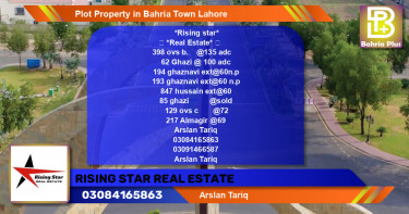 Residential Plot for Sale in Bahria Town, Lahore - (BP-77057)