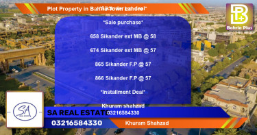 Residential Plot for Sale in Bahria Town, Lahore - (BP-77098)