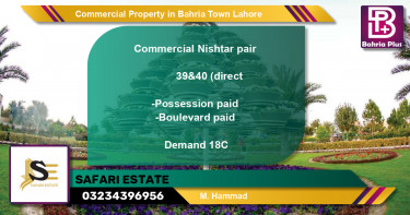 Commercial Property for Sale in Bahria Town, Lahore - (BP-77102)