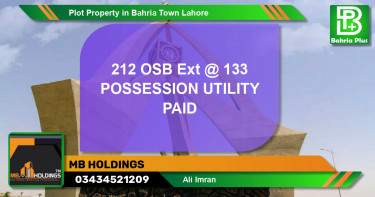 Residential Plot for Sale in Bahria Town, Lahore - (BP-77196)