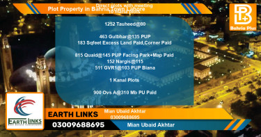 Residential Plot for Sale in Bahria Town, Lahore - (BP-77206)