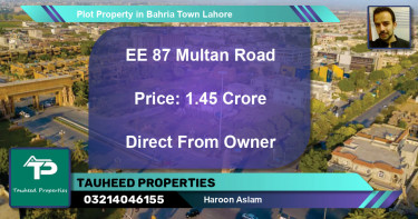 Residential Plot for Sale in Bahria Town, Lahore - (BP-77310)
