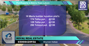 Residential Plot for Sale in Bahria Town, Lahore - (BP-77337)