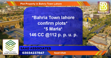 Residential Plot for Sale in Bahria Town, Lahore - (BP-77404)