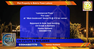 Commercial Plot for Sale in Bahria Town, Lahore - (BP-77424)