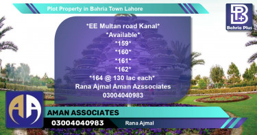 Residential Plot for Sale in Bahria Town, Lahore - (BP-77436)