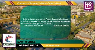Commercial Property for Sale in Bahria Town, Lahore - (BP-77443)