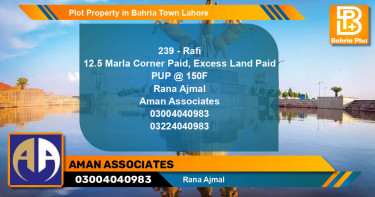 Residential Plot for Sale in Bahria Town, Lahore - (BP-77456)