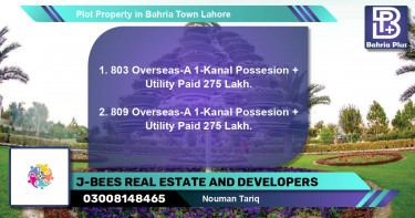 Residential Plot for Sale in Bahria Town, Lahore - (BP-77540)