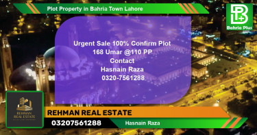 Residential Plot for Sale in Bahria Town, Lahore - (BP-77620)