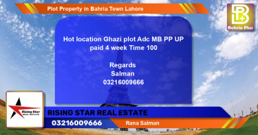 Residential Plot for Sale in Bahria Town, Lahore - (BP-77654)