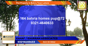 Residential Plot for Sale in Bahria Town, Lahore - (BP-77708)
