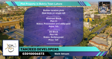 Residential Plot for Sale in Bahria Town, Lahore - (BP-77728)