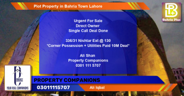 Residential Plot for Sale in Bahria Town, Lahore - (BP-77789)