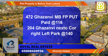 Residential Plot for Sale in Bahria Town, Lahore - (BP-77849)