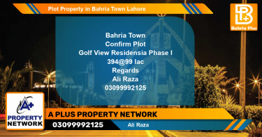 Residential Plot for Sale in Bahria Town, Lahore - (BP-77861)