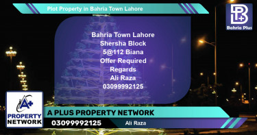 Residential Plot for Sale in Bahria Town, Lahore - (BP-77870)