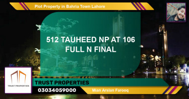 Residential Plot for Sale in Bahria Town, Lahore - (BP-77947)