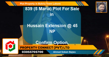 Residential Plot for Sale in Bahria Town, Lahore - (BP-77957)