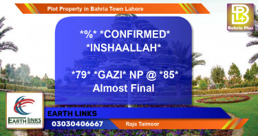 Residential Plot for Sale in Bahria Town, Lahore - (BP-77963)