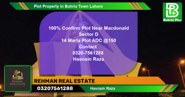 Residential Plot for Sale in Bahria Town, Lahore - (BP-77989)