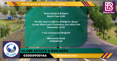 Commercial Plot for Sale in Bahria Town, Lahore - (BP-77998)