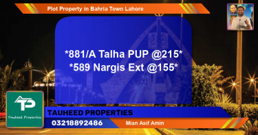 Residential Plot for Sale in Bahria Town, Lahore - (BP-78033)