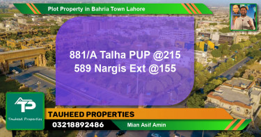 Residential Plot for Sale in Bahria Town, Lahore - (BP-78034)