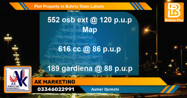 Residential Plot for Sale in Bahria Town, Lahore - (BP-78042)