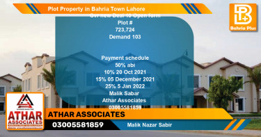 Residential Plot for Sale in Bahria Town, Lahore - (BP-78075)