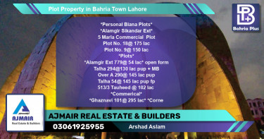 Commercial Plot for Sale in Bahria Town, Lahore - (BP-78084)