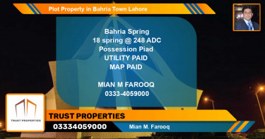 Residential Plot for Sale in Bahria Town, Lahore - (BP-78117)