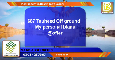 Residential Plot for Sale in Bahria Town, Lahore - (BP-78121)