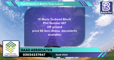 Residential Plot for Sale in Bahria Town, Lahore - (BP-78125)